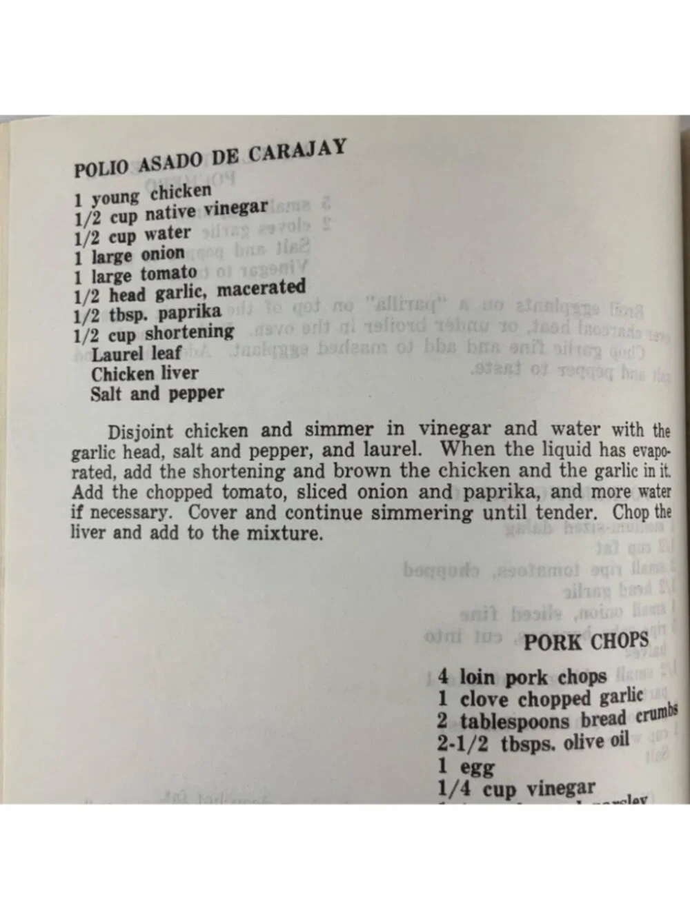 Recipes Of The Philippines By Enriqueta David-Perez 12th Printing 1967 Cookbook